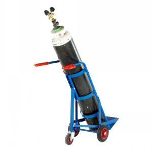 Tall Cylinder Trolley With Rear Support